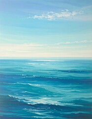 Fototapeta premium Calm ocean and sky