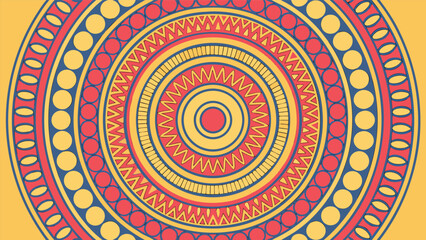 circular mandala design with intricate geometric patterns.