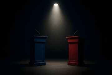  Empty Podiums on a Stage of Conflict