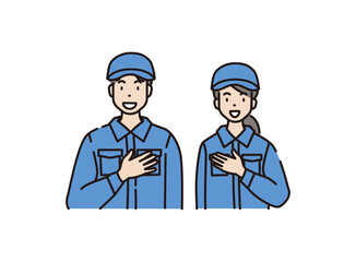 作業スタッフ　水道　業者　修理