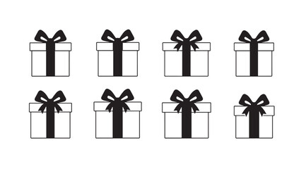 Vector art of gift box