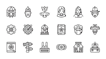 Vector art of travel icon collection