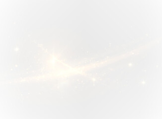 Magic sunshine PNG sparkle with glowing starlight beam