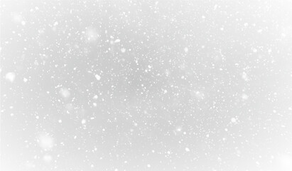 Shimmering snowflakes PNG isolated on transparent background