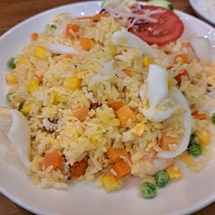 rice with chicken and vegetables asian food photo image 