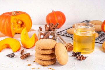 Homemade Autumn Pumpkin Spice Cookies