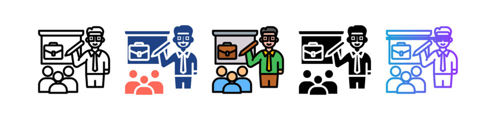 Employee Training multiple icon