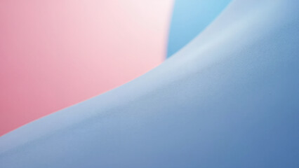 pink and baby blue smooth curve