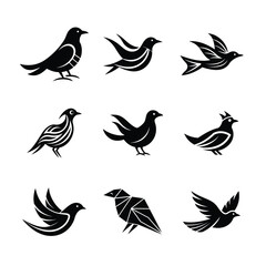 Bird Logo Set Bundle | Creative Vector Collection