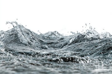 Abstract Gray Water Waves