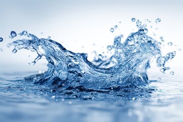 Water Splash Closeup