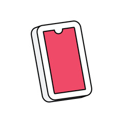 Smartphone Color Line Icon Set � Modern Flat Outline Icons with Editable Stroke and Fill � Vector Pack for Web, App, and Infographic Design