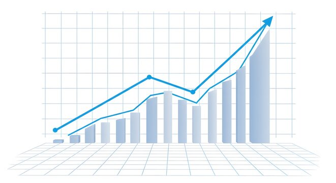 Minimalistic graph with grid background.