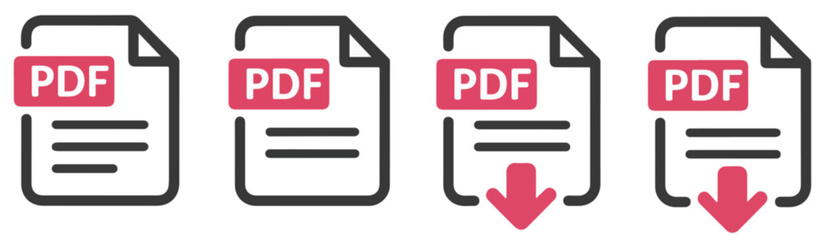 pdf file icon download document format symbol