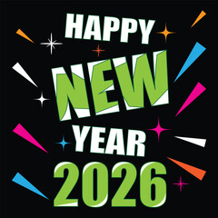 New Year's Eve 2026 T-shirt Design