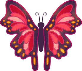decorative beautiful butterfly stickers