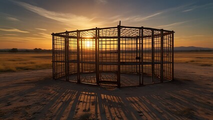High-definition HDR image of a rustic iron object