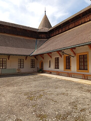 Interior of the Morges Castle Museum in Switzerland