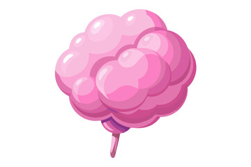 pink balloon isolated