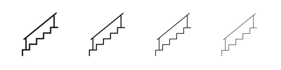 Stairs icon concept. editable vector trendy illustrations. © Ranveer
