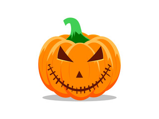 Halloween pumpkin , vector illustration
