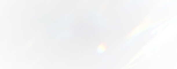 Crystal prism rainbow light with glowing sparkle
