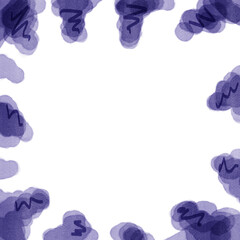 オーラ 紫 フレーム