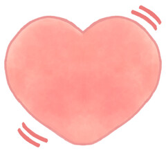 ハート イラスト 水彩