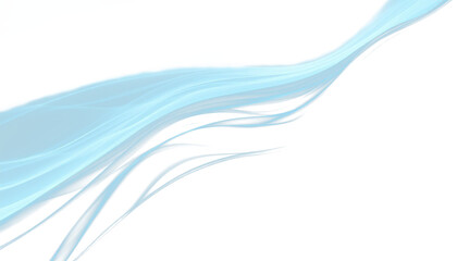 Naklejka premium Semi-transparent blue air wave texture PNG on transparent background for universal design.