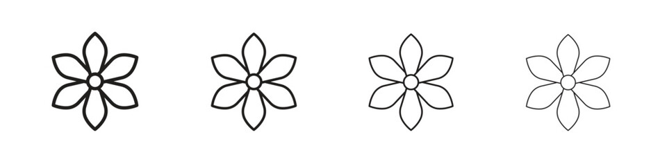 Magnolia icon concept. editable vector trendy illustrations.