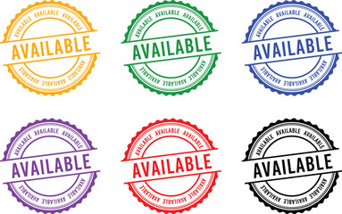 Obraz premium Available now vector graphic stamp badge icon design element