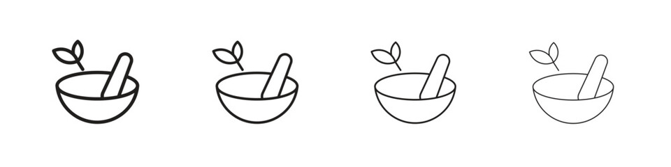 Herbal medicine icon concept. editable vector trendy illustrations.