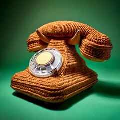 Crochet Vintage Dial Telephone – Creative Handmade Design