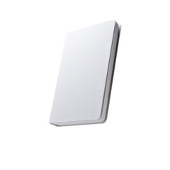 mockup, blank book isolated on white