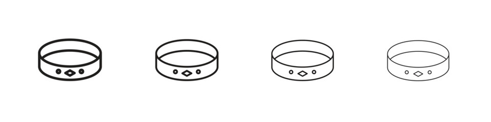 Bracelet icon concept. editable vector trendy illustrations.