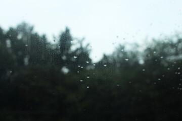 rain on the window