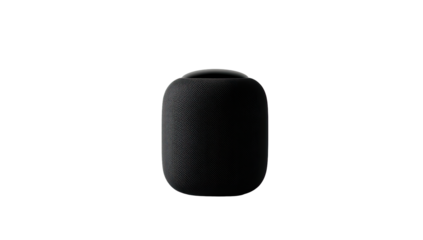 Black, rounded, speaker, audio device