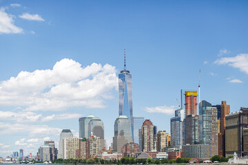 Fototapeta premium Lower Manhattan skyline, NYC, USA