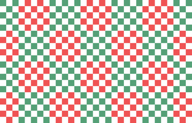 赤と緑のクリスマスブロックチェック背景　Web