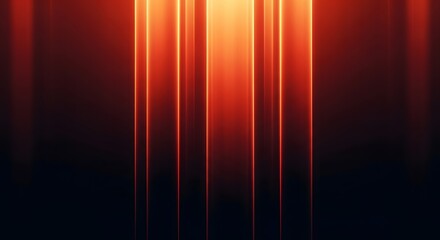 Dynamic orange light streaks creating a vibrant and modern abstract background design