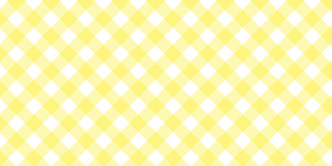 yellow gingham or vichy pattern. Autumn or Thanksgiving day textile print for tabletop, picnic blanket, basket napkin, shirt or handkerchief. Cotton, linen or flannel design.