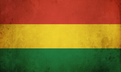 Vintage Background Old Beige Paper Design Text Bolivia  Flag