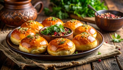 Baked buns with filling (1)