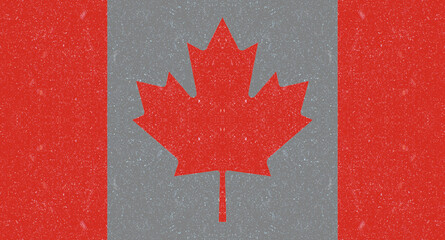 Abstract Geometric Background Shapes Texture Canada Flag