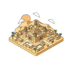 
World Landmark Icons 
Isometric Cartoon Pack