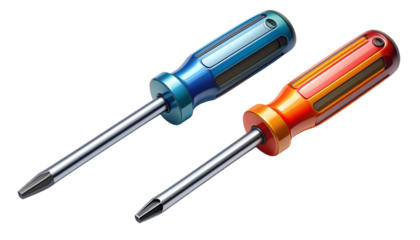 Dual Hand Tool Designs for Detailed Work with Ergonomic Handles isolated on transparent background