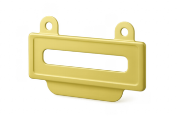 Golden 3D label holder for file organization