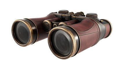 Binoculars isolated on transparent background