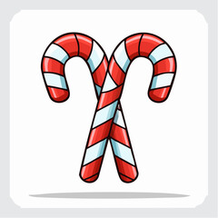 Fototapeta premium christmas candy canes