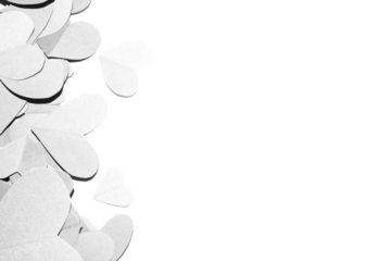 Love hearts for valentines or weddings transparent overlay texture